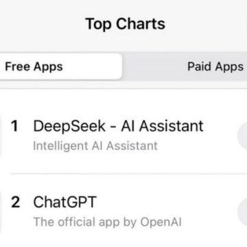 Chinese Startup DeepSeek Surpasses ChatGPT as Top Free App on Apple App Store