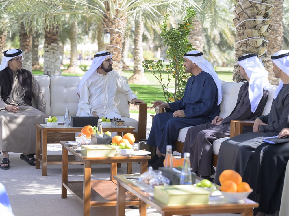 UAE Leaders Discuss National Affairs and Development Strategies