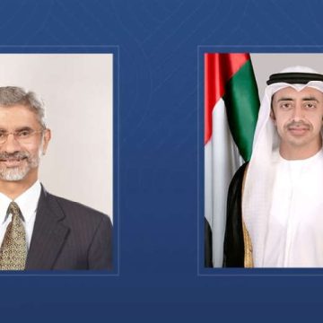 UAE's Sheikh Abdullah Meets India's External Affairs Minister to Strengthen Ties