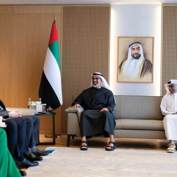 Sheikh Khaled bin Mohamed bin Zayed and Amazon CEO Discuss Strategic Partnership