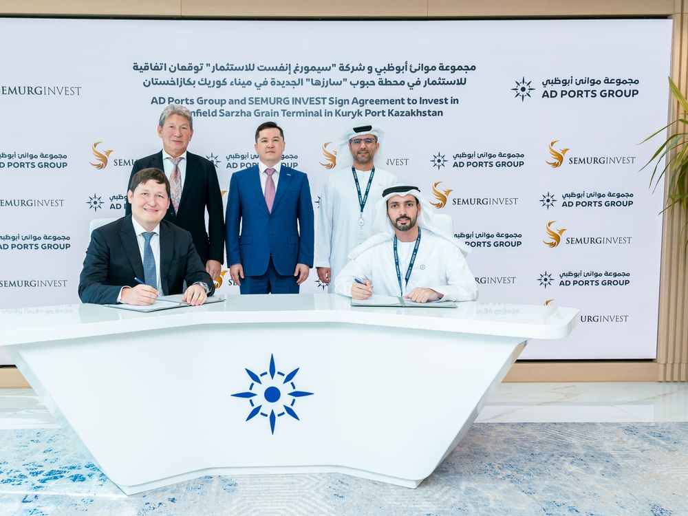 AD Ports Group Partners with SEMURG INVEST to Develop Sarzha Grain Terminal in Kazakhstan