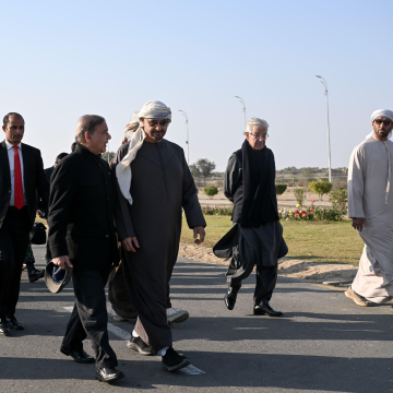 His Highness Sheikh Mohamed bin Zayed Al Nahyan, President of the UAE, met with Muhammad Shehbaz Sharif, Prime Minister of Pakistan