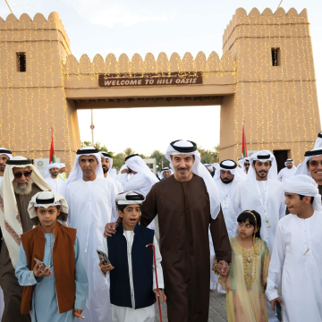 Sheikh Hazza Bin Zayed Visits First Al Ain Dates Festival