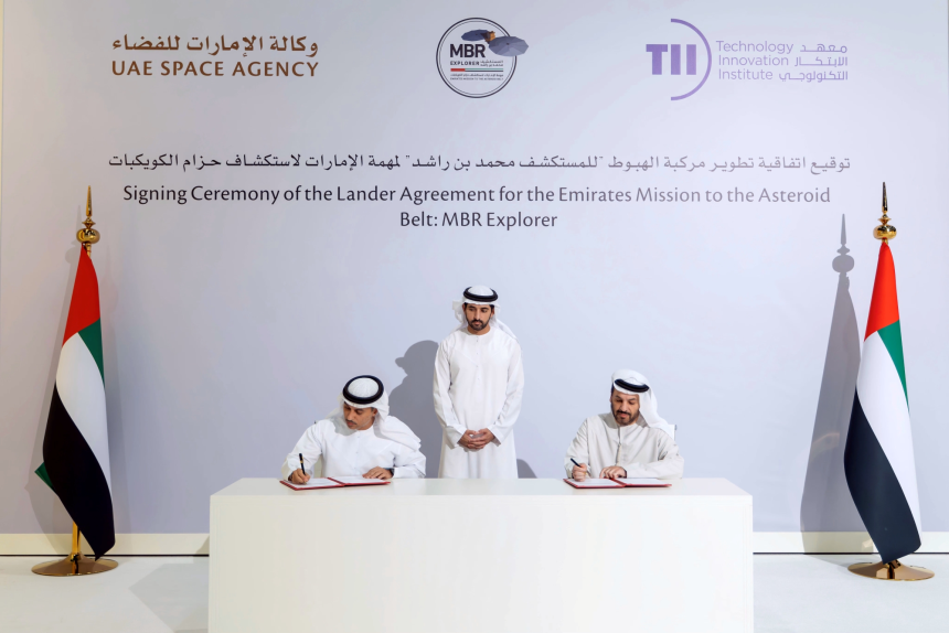 UAE Signs Key Agreement for Asteroid Belt Mission Lander