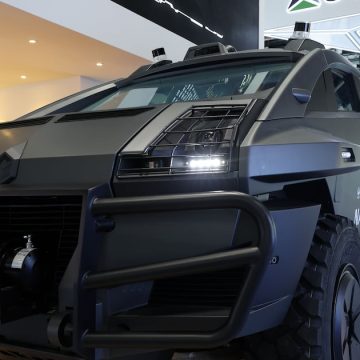 UAE Company Unveils Eneron Magnus, an Autonomous Hybrid Military Vehicle