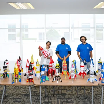 Emirates and Boeing Host Water Rocket Competition for UAE Students