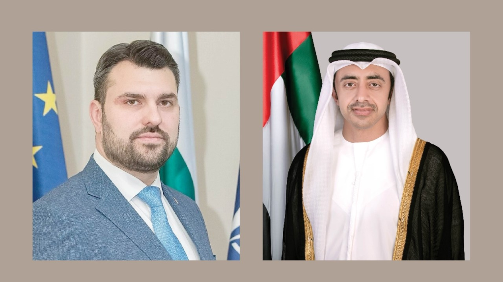 Sheikh Abdullah bin Zayed and Bulgarian Foreign Minister Discuss Strengthening Relations