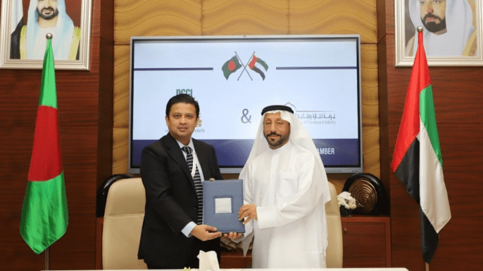 MoU Signed to Enhance Trade and Investment Between DCCI and Sharjah Chamber