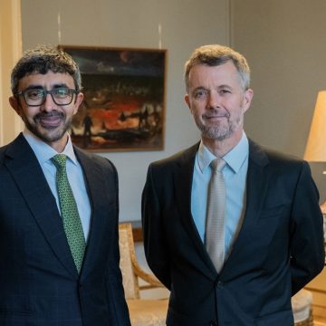 Danish King Frederik X Hosts UAE's Abdullah bin Zayed in Copenhagen