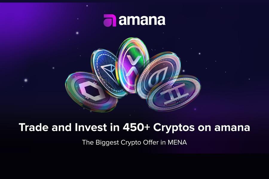 Amana Expands Crypto Offering to Over 450 Coins, Leading MENA Brokers