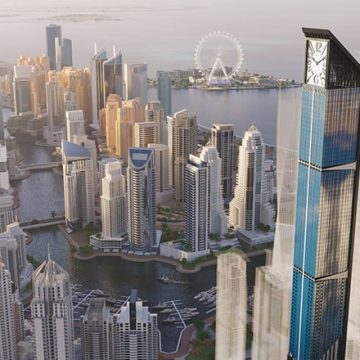 Dubai Begins Construction on Aeternitas Tower, the World's Tallest Residential Clock Tower