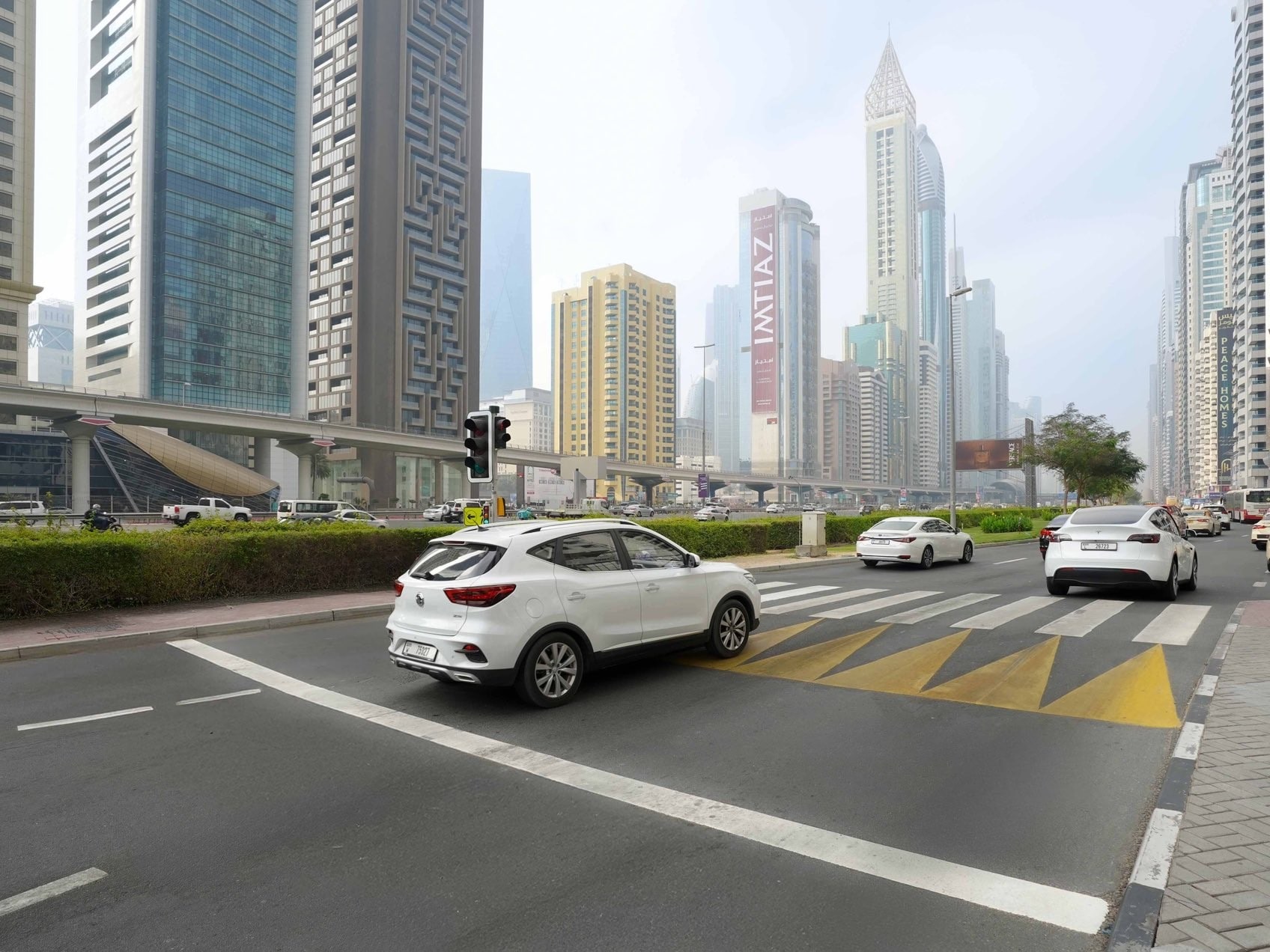 Journey Times on Sheikh Zayed Road Near Burj Khalifa Reduced by Over Half