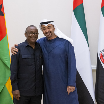 UAE President Welcomes Guinea-Bissau President in Diplomatic Meeting