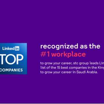 stc group Recognized as Top Company for Career Development in Saudi Arabia by LinkedIn