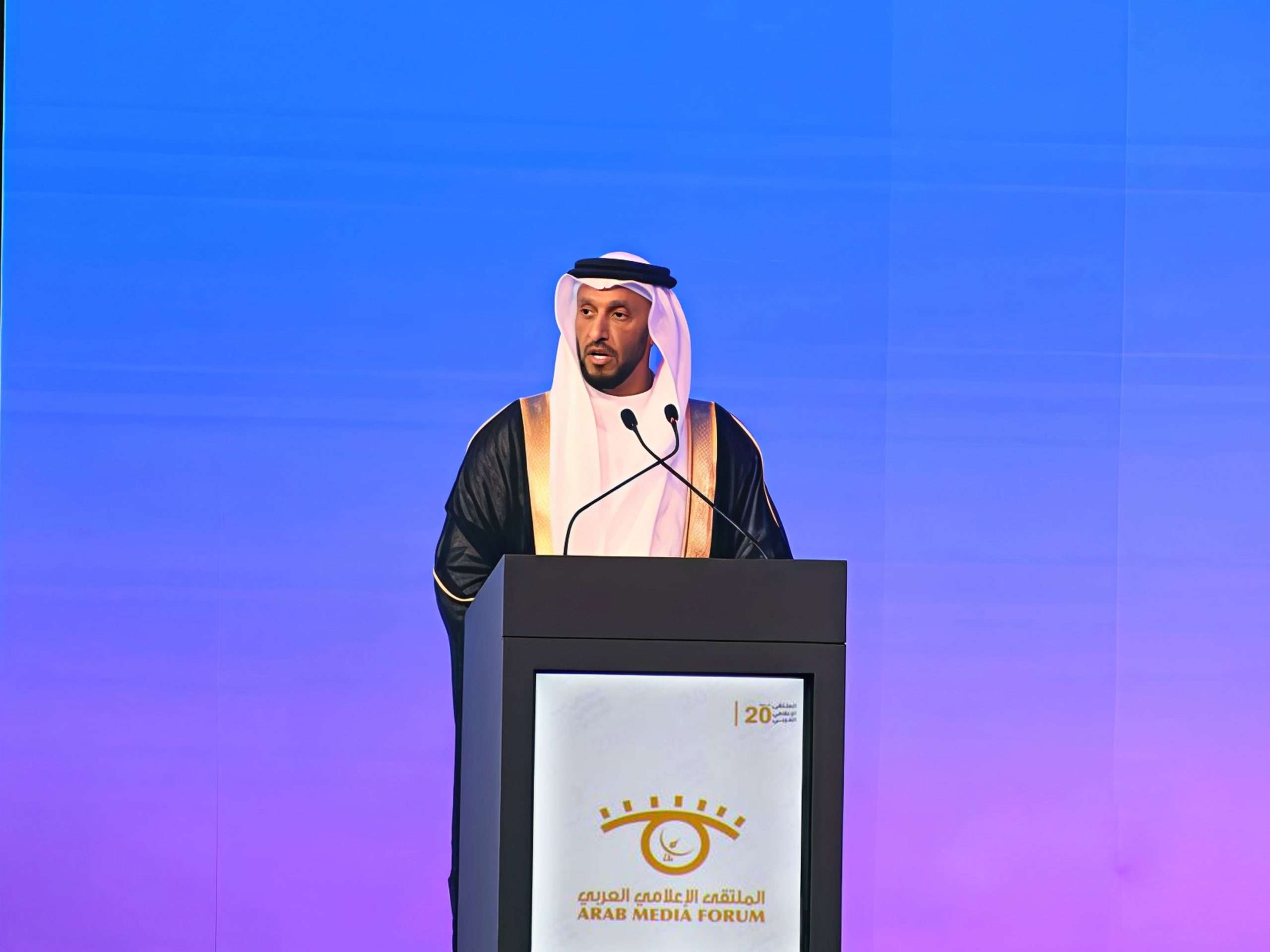 Abdulla Al Hamed Leads UAE Delegation at Arab Media Forum in Kuwait