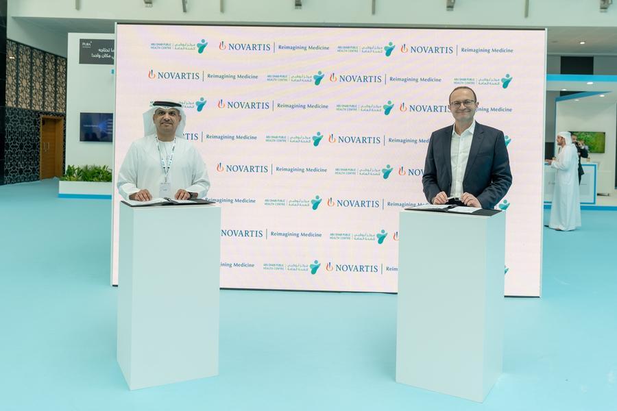Abu Dhabi Public Health Centre and Novartis Middle East Sign MoU for Health Awareness