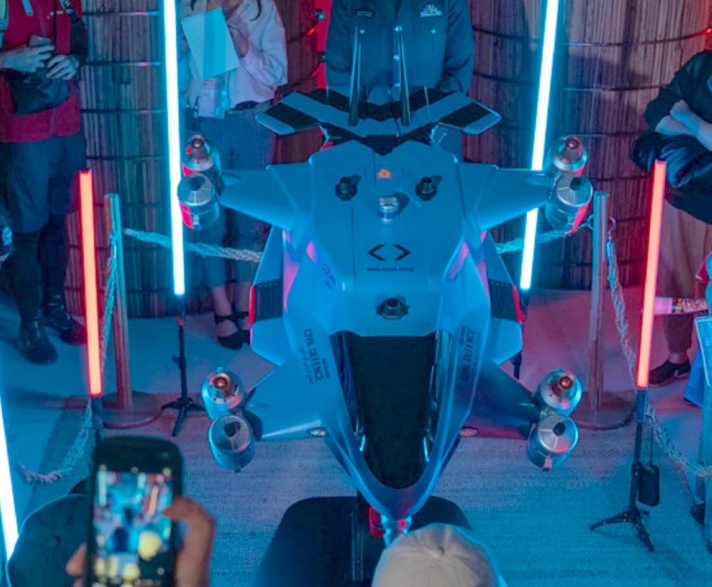 UAE Launches World's First Jet-Powered Firefighting Drone