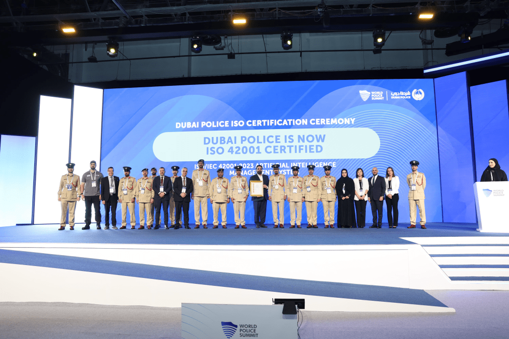 Dubai Police Achieves ISO Certification for Artificial Intelligence Management System