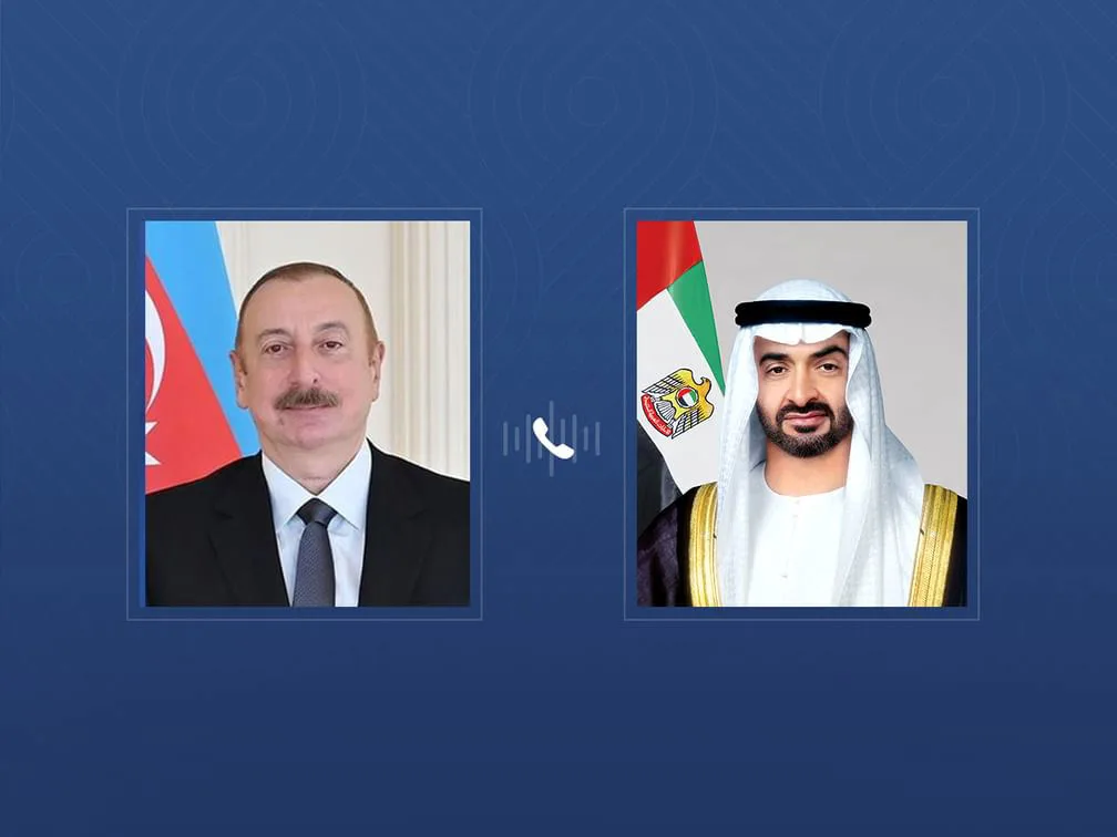 UAE President Discusses Cooperation with Azerbaijani Leader in Phone Call