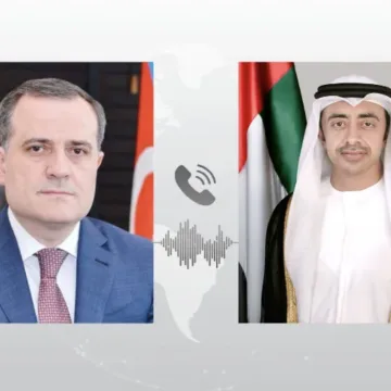 UAE Foreign Minister Discusses Regional Developments with Azerbaijan