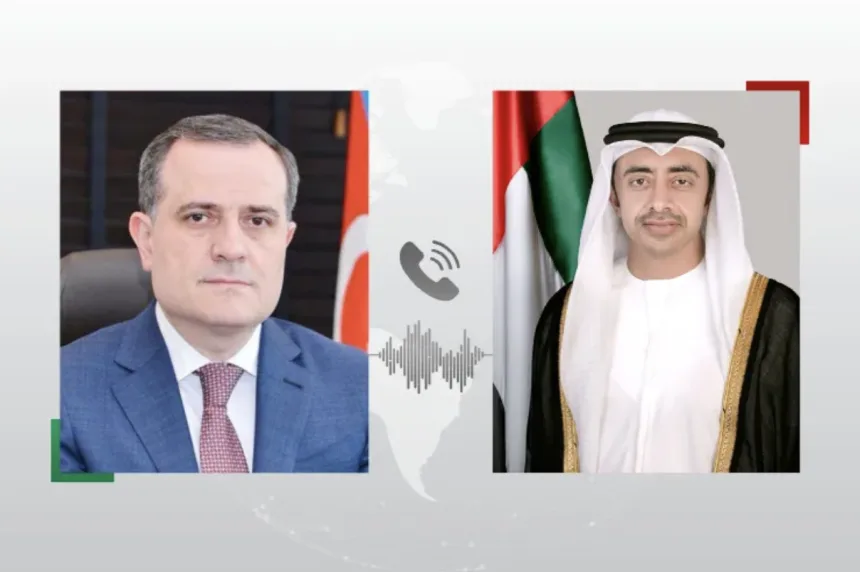 UAE Foreign Minister Discusses Regional Developments with Azerbaijan