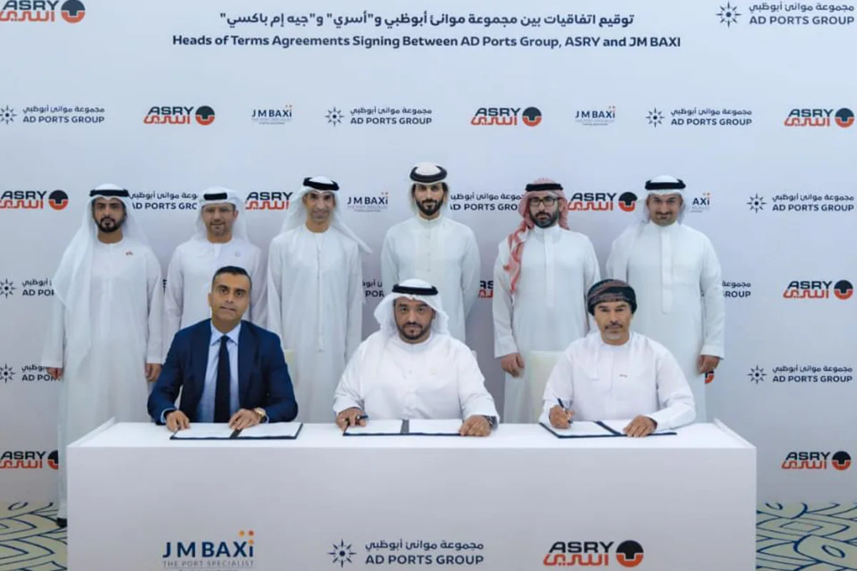 AD Ports Group and ASRY Sign Three Letters of Intent for Marine Services and Green Initiatives