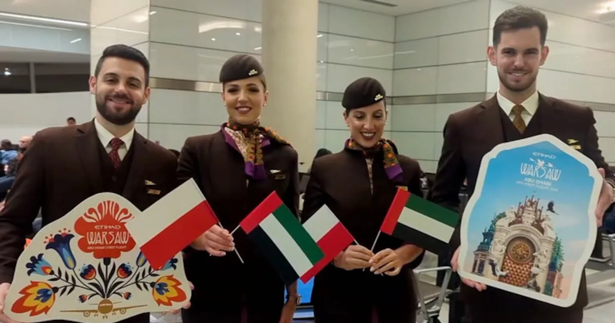 Etihad Airways Launches Inaugural Flight from Abu Dhabi to Warsaw