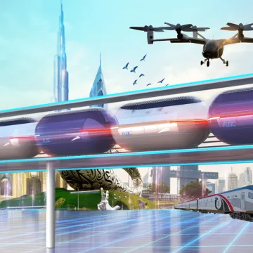 Dubai's Vision for 2040: A Futuristic Urban Landscape with Advanced Transportation Dubai's Vision for 2040: A Futuristic Urban Landscape with Advanced Transportation