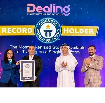 Dealing.com Sets Record with Over 24,000 Tokenised Stocks