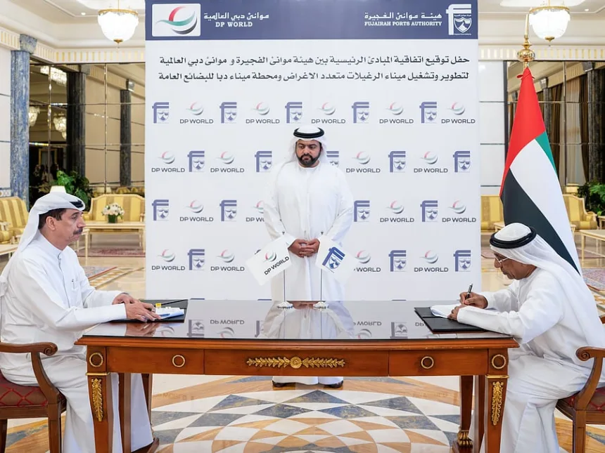 HN1c84waYAASkkb.jpg DP World Expands Fujairah Ports Operations with 50-Year Agreement