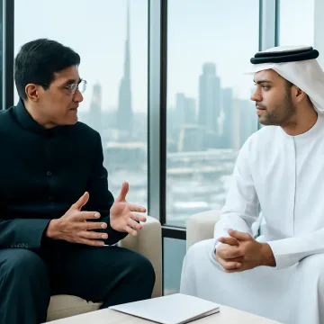 output1-3.png Piyush Goyal and UAE Envoy Discuss Strategic Partnership Enhancements
